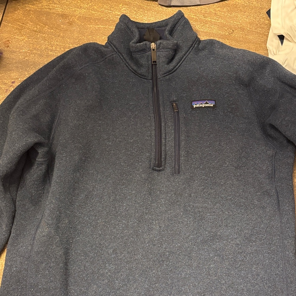 Patagonia Navy Quarter-Zip Fleece